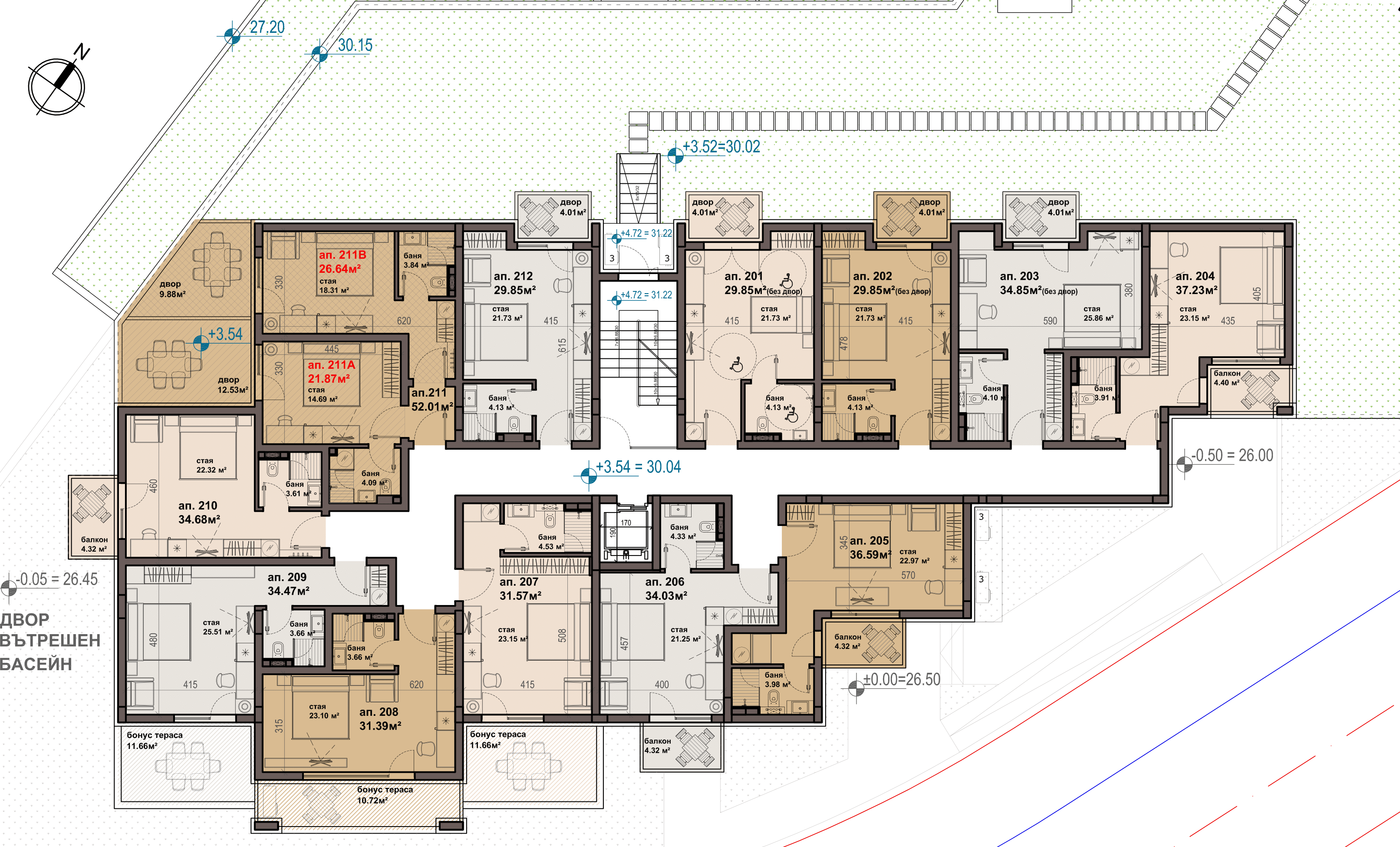 Floor plan Prevea Global