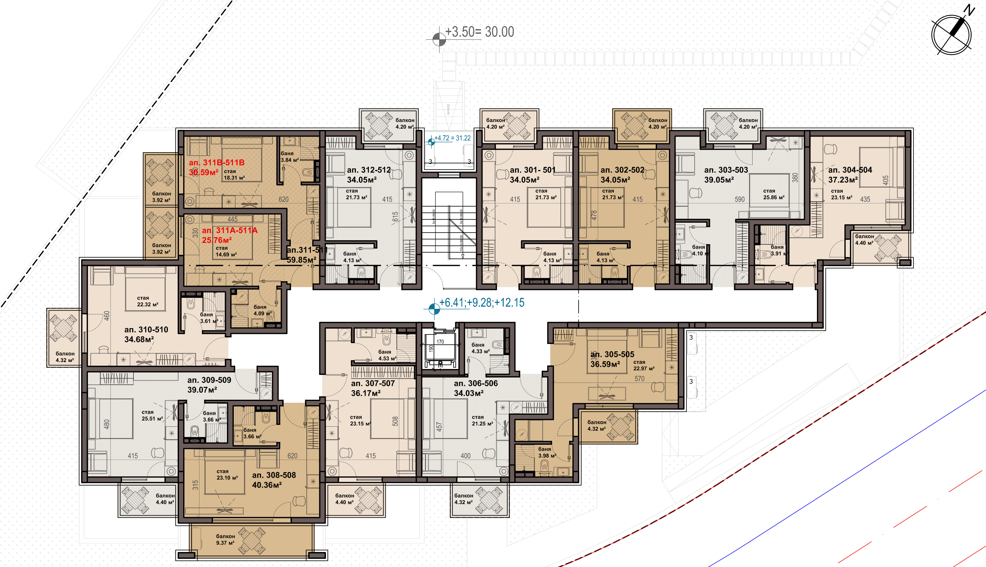 Floor plan Prevea Global
