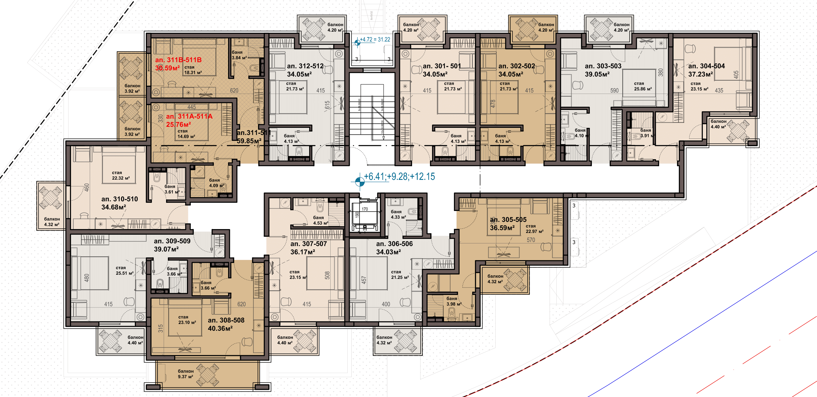 Floor plan Prevea Global