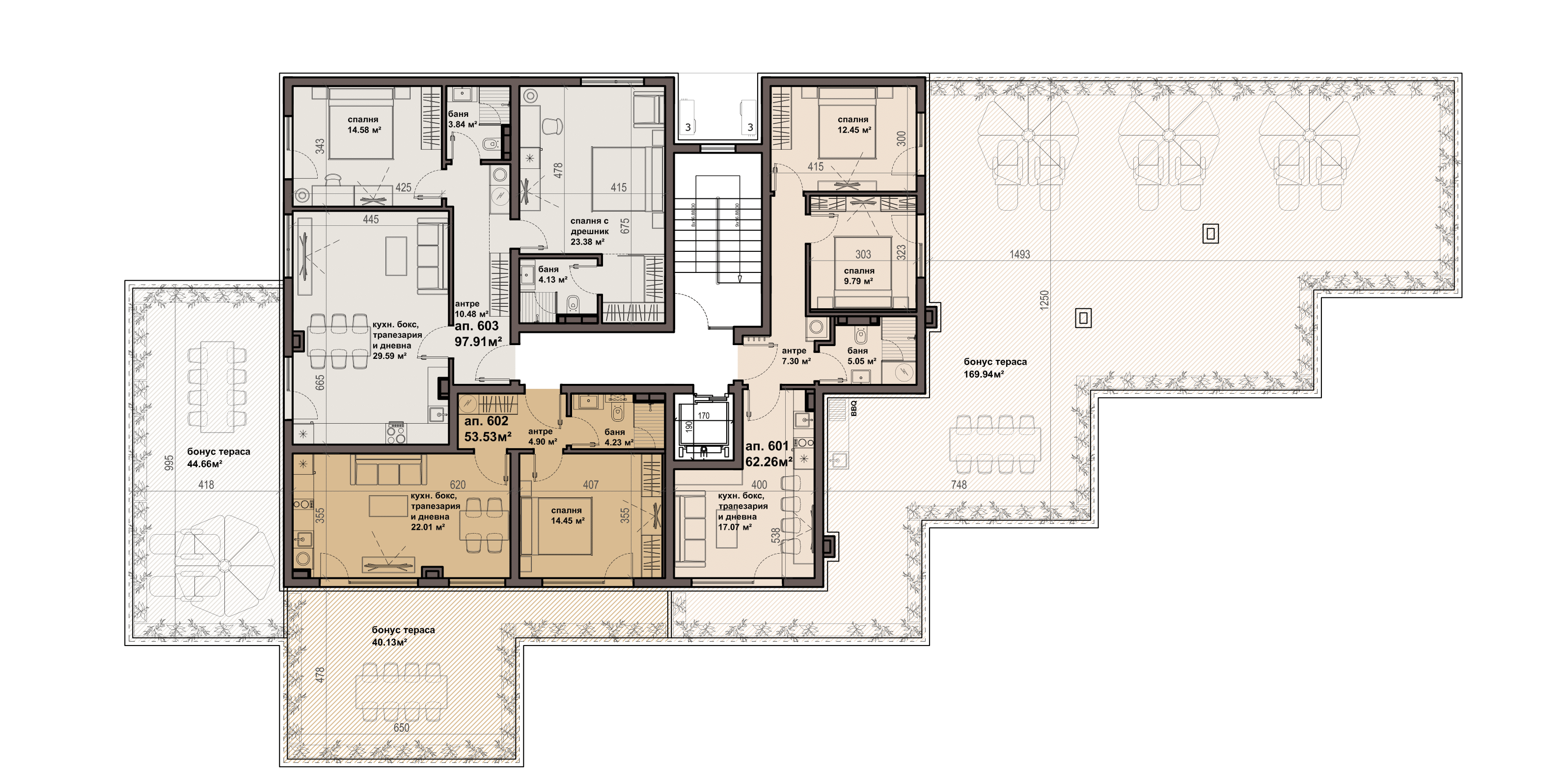 Floor plan Prevea Global